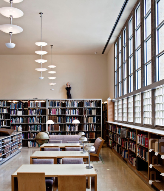 Cranbrook Academy of Art Library, Photo by PD Rearick