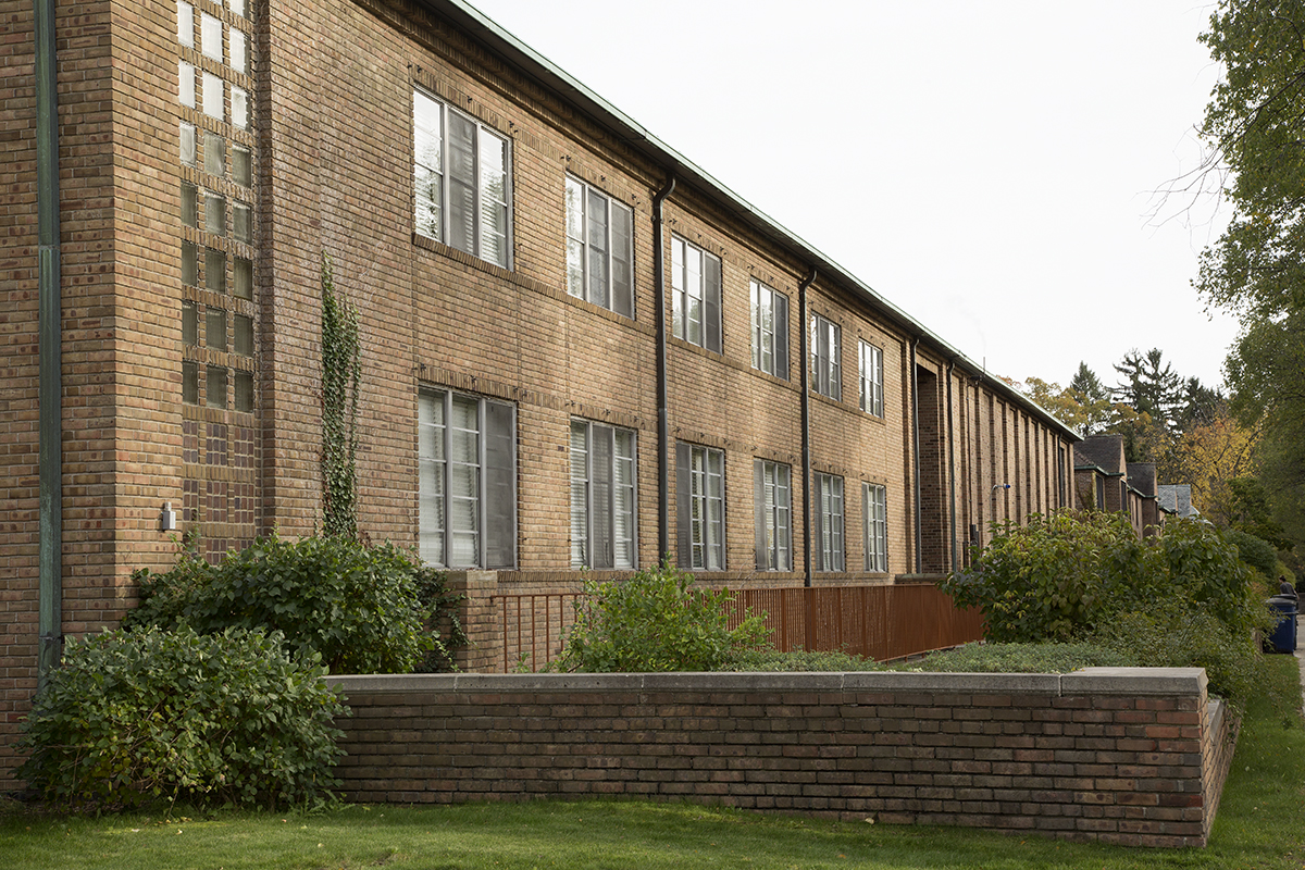 Cranbrook brick building exterior