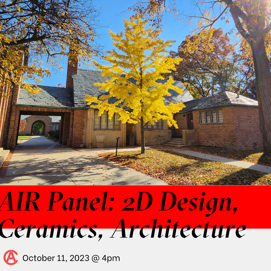Admissions Online Conversation: AIR Panel: 2D Design, Ceramics ...